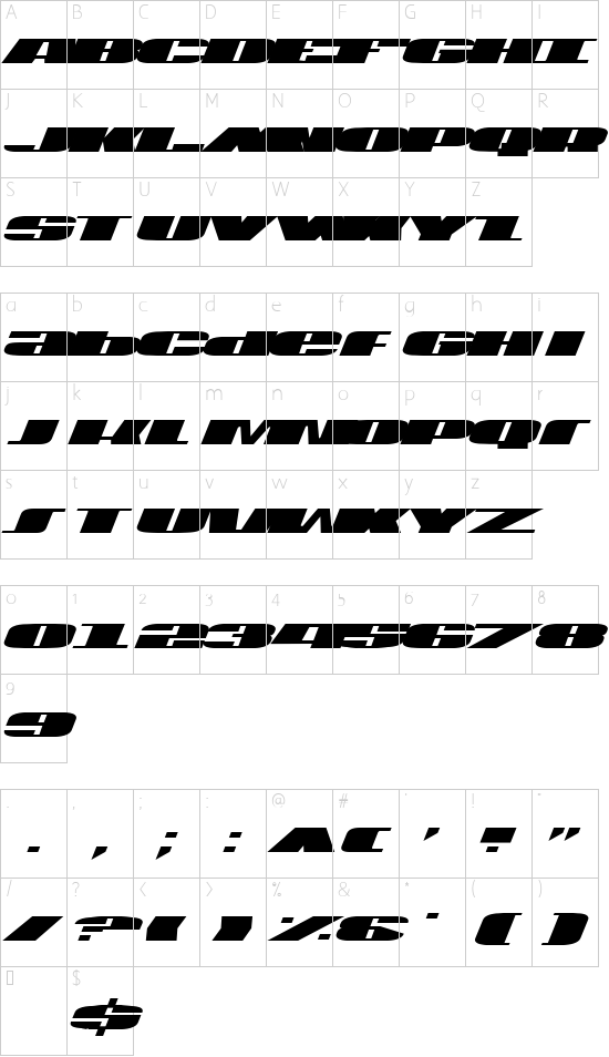 Character Map